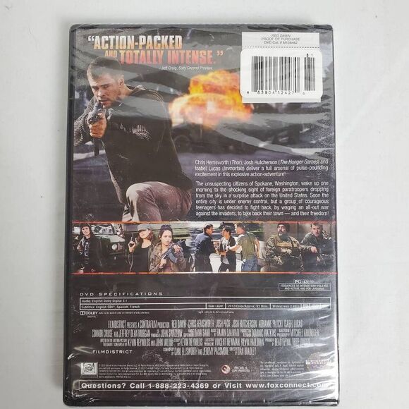 Red Dawn (DVD, 2012) Chris Hemsworth, Josh Hutcherson – Action War Reboot - Picture 2 of 2